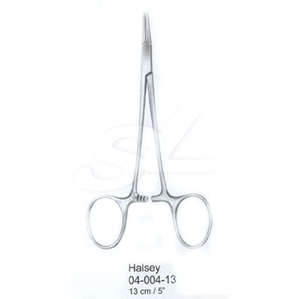NS Surgical 지침기 HALSEY NEEDLE HOLDER 지침기 SMOOTH TYPE 13CM #04-004-13