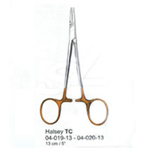 NS Surgical 지침기 TC HELSEY NEEDLE HOLDER 지침기 GOLD RINGS